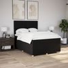vidaXL Boxspringbett mit Matratze Schwarz 140x190 cm Stoff 3293577 Bild 5