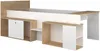 Vente-unique - PALOMA Bett Holz, Platte BeigeWeiß - B 117,6 cm x H 95,5 cm x L 238,9 cm Bild 5