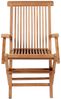 MR. DEKO Gartensessel Armlehnen Andover Teak Bild 2