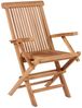 MR. DEKO Gartensessel Armlehnen Andover Teak Bild 5