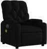 vidaXL Massagesessel Elektrisch Schwarz Stoff 3204700 Bild 4