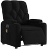 vidaXL Massagesessel Elektrisch Schwarz Stoff 3204700 Bild 3