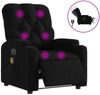 vidaXL Massagesessel Elektrisch Schwarz Stoff 3204700 Bild 2