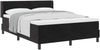 vidaXL Boxspringbett mit Kopfteil Schwarz 200 x 140 cm Samt 3341524 Bild 2