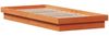 vidaXL Massivholzbett mit LED Wachsbraun 75x190 cm Kiefer 844419 Bild 5