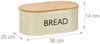 Relaxdays 2 x Brotkasten Retro XL Bild 5