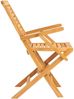 vidaXL Gartenstühle 6 Stk. Klappbar 56x63x90 cm Massivholz Teak 3155050 Bild 4