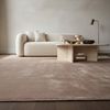 KADIMA DESIGN Teppich LECH Wohnzimmer Waschbar Schlafzimmer Wohnzimmerteppich Esszimmer Uni, Läufer, Höhe: 9 mm, Beige, 60x110 cm, Esszimmerteppich Fußbodenheizung Waschbar Bild 3