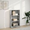 vidaXL Bücherregal Betongrau 60x24x109 cm Holzwerkstoff 857806 Bild 3