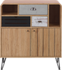 Sideboard heller Holzfarbton 3 Schubladen KYLE Bild 5