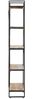 vidaXL Bücherregal 5 Fächer 90x30x180 cm Altholz Massiv 286584 Bild 3