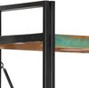 vidaXL Bücherregal 5 Fächer 90x30x180 cm Altholz Massiv 286584 Bild 4