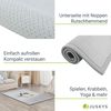 Juskys Krabbelmatte, Polyester grau, 180 x 120 cm Bild 5