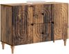 vidaXL TV-Schränk Altholz 89 x 34,5 x 60 cm Holzwerkstoff 894203 Bild 2