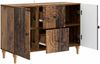 vidaXL TV-Schränk Altholz 89 x 34,5 x 60 cm Holzwerkstoff 894203 Bild 3
