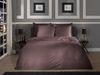 Heckett & Lane Mako-Satin Bettwäsche 135x200 Punto Marsala brown Punkte Wende uni Bild 2