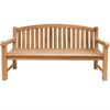 XXL Parkbank Bari Teak Massivholz extra stark - Breite: 150 cm Bild 5