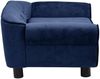 vidaXL Hundesofa Blau 72x45x30 cm Plüsch 171040 Bild 4