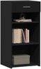 vidaXL Sideboard Schwarz 45x42,5x93 cm Holzwerkstoff 846321 Bild 3