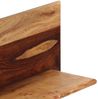 vidaXL Wandregale 2 Stk. 118x26x20 cm Massivholz Akazie 247931 Bild 4