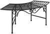 vidaXL Baumbank 113 cm Schwarz Stahl 318826 Bild 3
