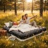 Avenli Luftmatratze Camping CloudCoil grau 203x183x22cm Bild 4