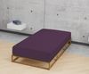 biberna Jersey-Elastic-Spannbetttuch 0077866, dunkel violett, 1x 140x200 cm - 160x220 cm Bild 3
