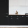 vidaXL Hängeschrank mit Regal Schwarz Eichen-Optik 80 x 31 x 81,5 cm 863277 Bild 4