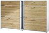 Schuhschrank Schuhkipper Today 155,5 x 95 x 28 cm , Korpus in Weiß matt, Fronten in Eiche Natur Bild 1