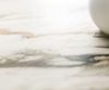 Esstisch Edge 200-300x100 Keramik Calacatta Luxe Weiß-Gold-Grau Wave Edelstahl ausziehbar Bild 4