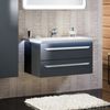 Lanzet M9 Waschbecken mit Unterschrank 100 cm breit, Anthrazit, mit Waschbeckenbeleuchtung Bild 2