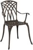 vidaXL Gartentisch Set 3 pcs Bronze Gussaluminium 3334756 Bild 4