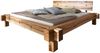 Balkenbett 'Daniel' 160x200cm Wildeiche massiv BE-0405 Bild 5