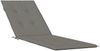 vidaXL Liegestuhl-Auflage Melange Dunkelgrau (75+105) x 50 x 4 cm Stoff 4002488 Bild 2