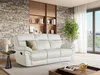 Vente-unique - Relaxsofa 3-Sitzer - Büffelleder - Elfenbein - PAKITA Bild 2