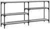 vidaXL Konsolentisch Grau Sonoma 160x29x75 cm Holzwerkstoff 834088 Bild 4