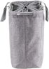 Wäschesammler HWC-C34, Laundry Wäschekorb Wäschebehälter mit Kordelzug, 2 Fächer Henkel 54x52x32cm 89l ~ grau Bild 4