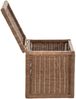Krines Home Aufbewahrungskorb Hoher Korb mit Deckel Rattan geflochten Regalkorb Aufbewahrungsbox Bild 4
