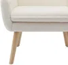 Vente-unique - SERINO Sessel Stoff Weiß - B 68 cm x H 79 cm x L 65 cm Bild 5