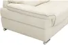 Vente-unique - THIBAULT Sofa and armchair set Leder Weiß - B 93 cm x H 87 cm x L 115 cm168 cm210 cm Bild 4