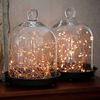 Innen-Lichterkette mit Timer 100 LEDs warmweiß Drahtlichterkette Dekolicht 9,9m Bild 2