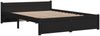 Massivholzbett Schwarz 135x190 cm 4FT6 Double [815023] Bild 3