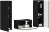 vidaXL TV-Schrankset 5 pcs Schwarz Holzwerkstoff 3409097 Bild 3