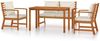 vidaXL 4-tlg. Garten-Essgruppe mit Kissen Massivholz Akazie 3154978 Bild 2