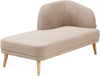 Chaiselongue Stoff hellbraun rechtsseitig TANLAY Bild 4