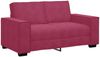 vidaXL 2-tlg. Sofagarnitur mit Kissen Weinrot Samt 3324704 Bild 4