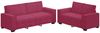 vidaXL 2-tlg. Sofagarnitur mit Kissen Weinrot Samt 3324704 Bild 2