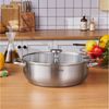 Karaca Kasserolle Karaca Elite Edelstahl-Kasserolle Flach 30 cm 6,0 L Bild 5