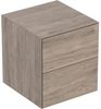 Beistellschrank ONE 2 Schubladen 45x49 2x47 Nussbaum Bild 1
