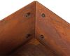 Hochbeet Pflanzbeet Pflanzkasten Blumenkasten Edelrost Blumenbeet Rost Metall Bild 3